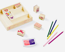 Load image into Gallery viewer, Princess Wooden Stamp Set