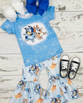 Bluey Flare Bell Bottom Set