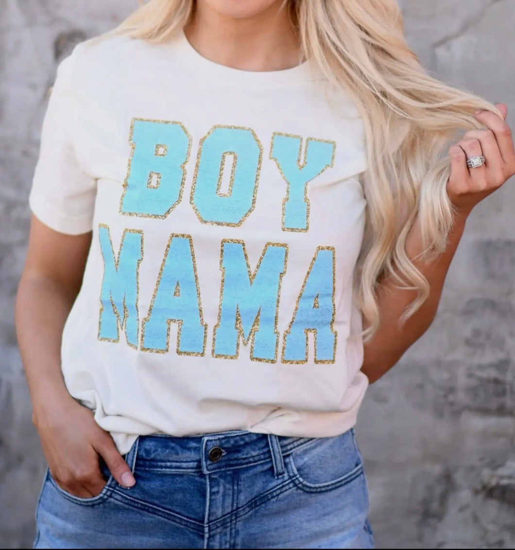 Boy Mama Faux Tee