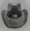 Men Knitted Black Cowboy Hat