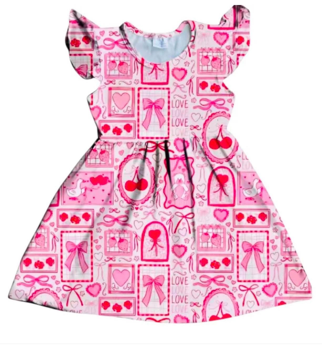 Preppy & Bows Valentine Dress