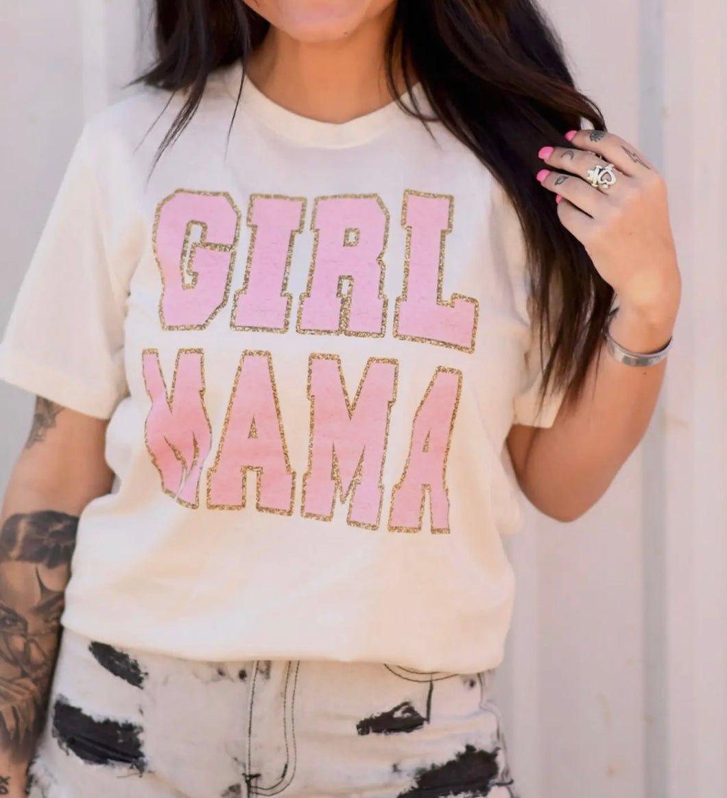 Girl Mama Faux Tee