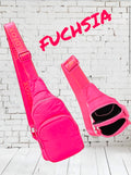 Wildfox Crossbody Double Pocket Sling Bag