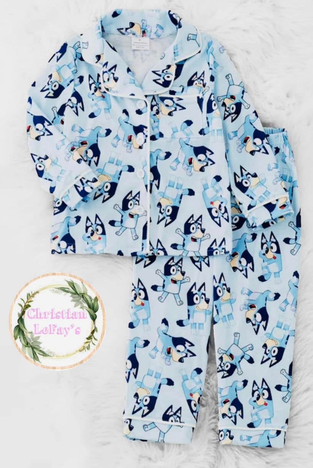 Bluey Boys 2pc Set Pajamas