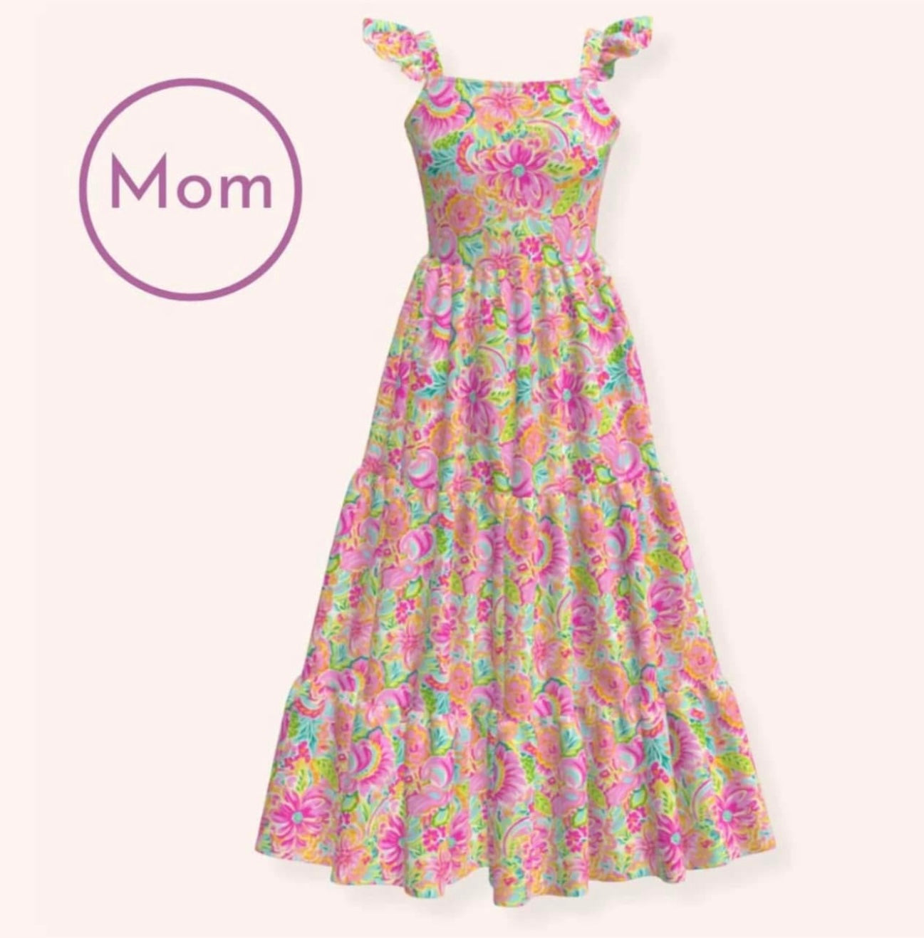 MOM Tropical Maxi Dress