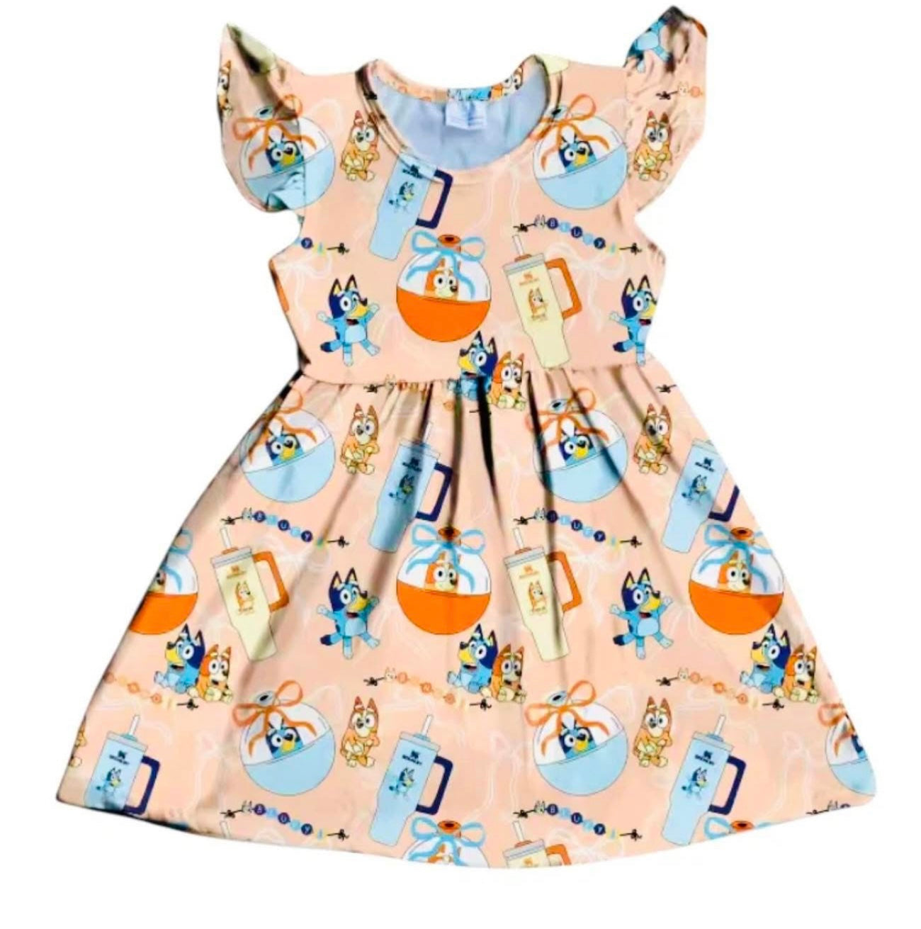 Boujee Bobbers Bluey & Bingo Dress