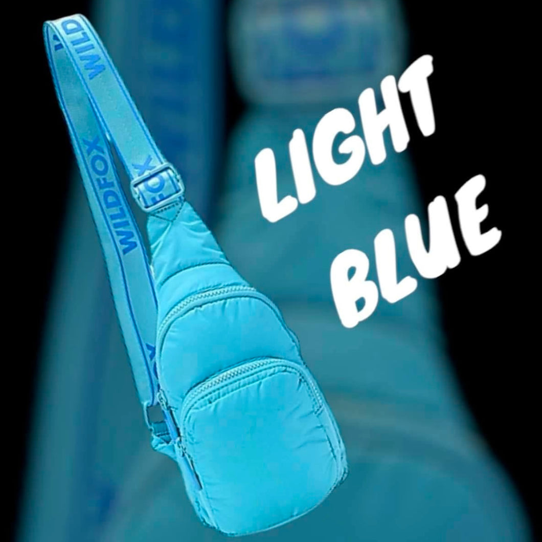 Wildfox Crossbody Double Pocket Sling Bag