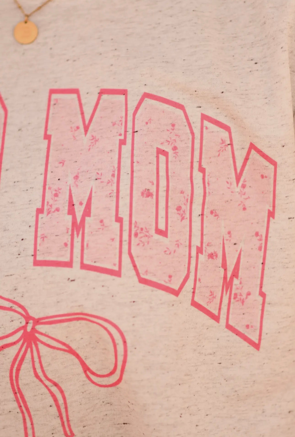 Dog MOM Bow Tee