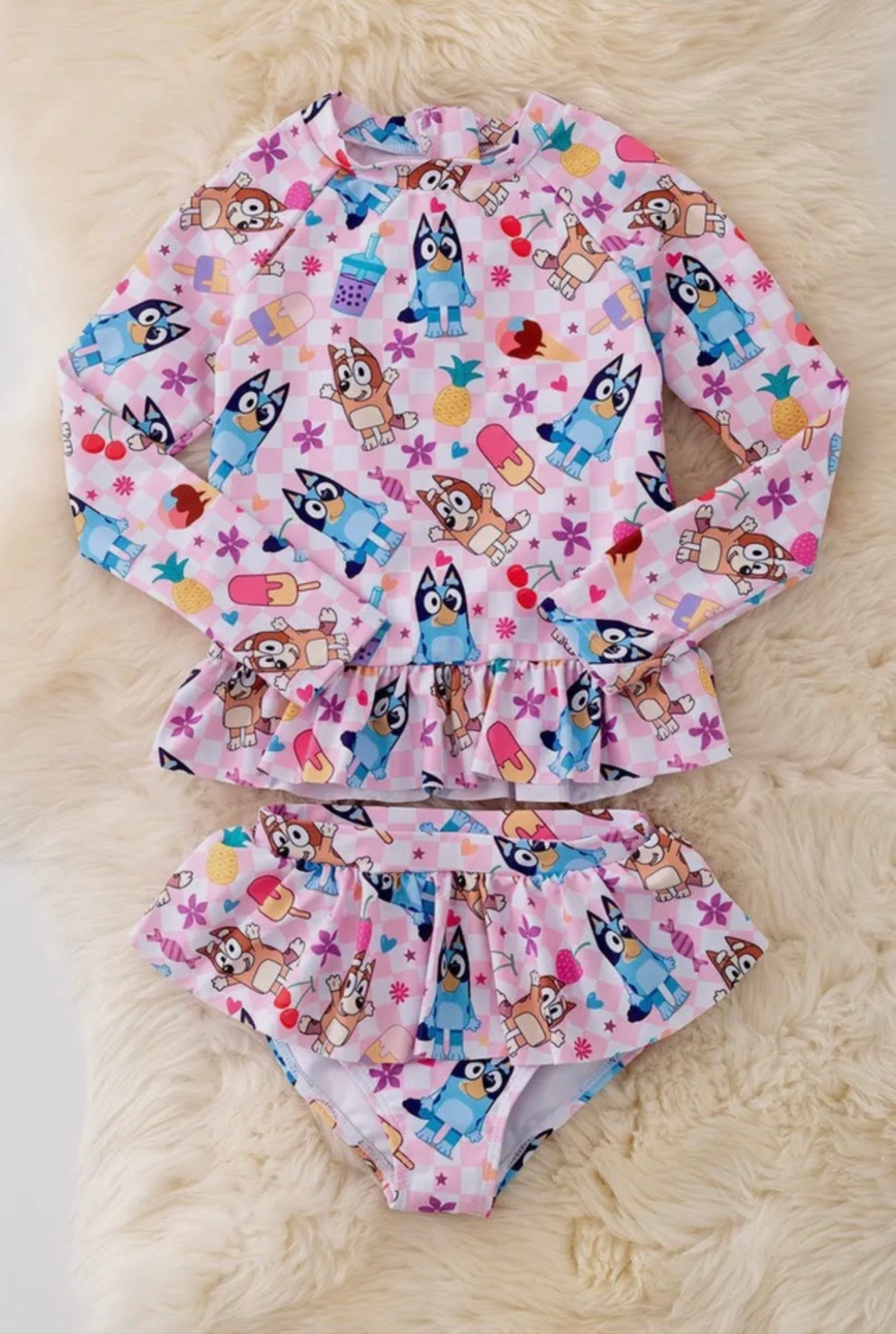 Bluey & Bingo Girl 2 pc Swim Set