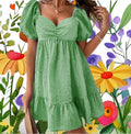 Green Apple Bubble Sweetheart Dress