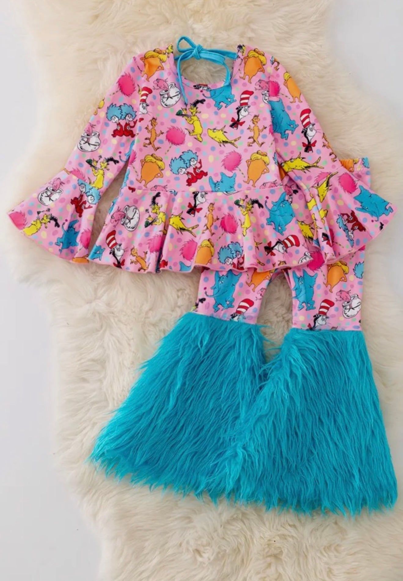 Dr. Seuss Top & Bottom Fur Bell Set