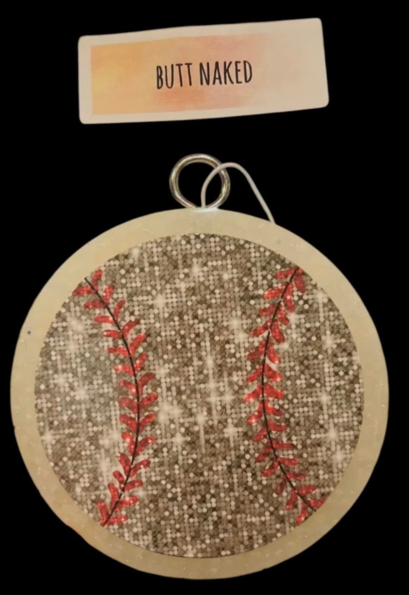 Disco Baseball Car Freshie