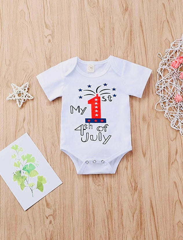 My First 4th Of July Bodysuit