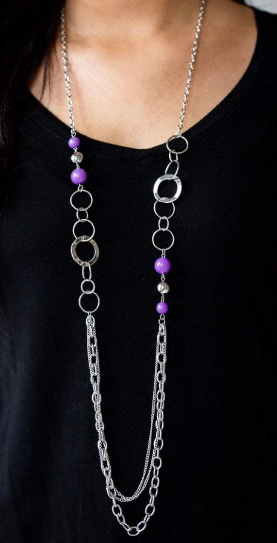 Modern Purple Motley
