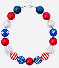 Load image into Gallery viewer, Red, White, Blue Pendant Set
