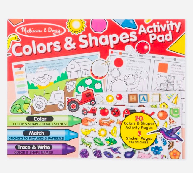 Colors & Shapes Activity Pad