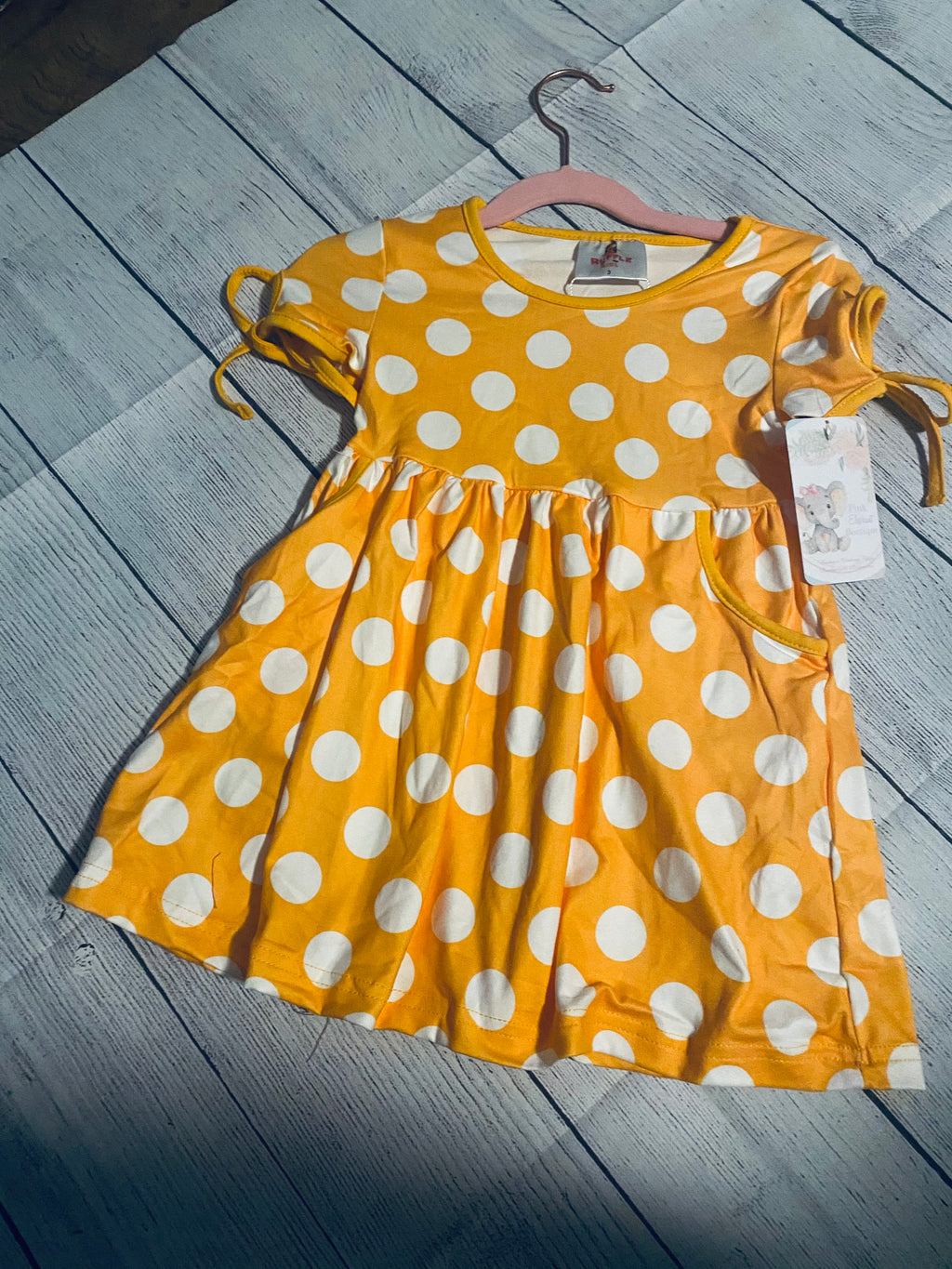 Tennessee Orange White Pocket Dress