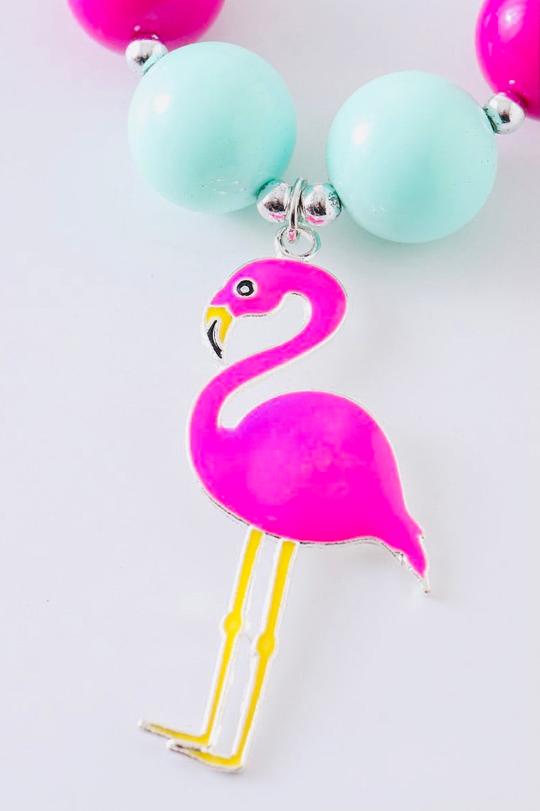 Pink Flamingo Necklace