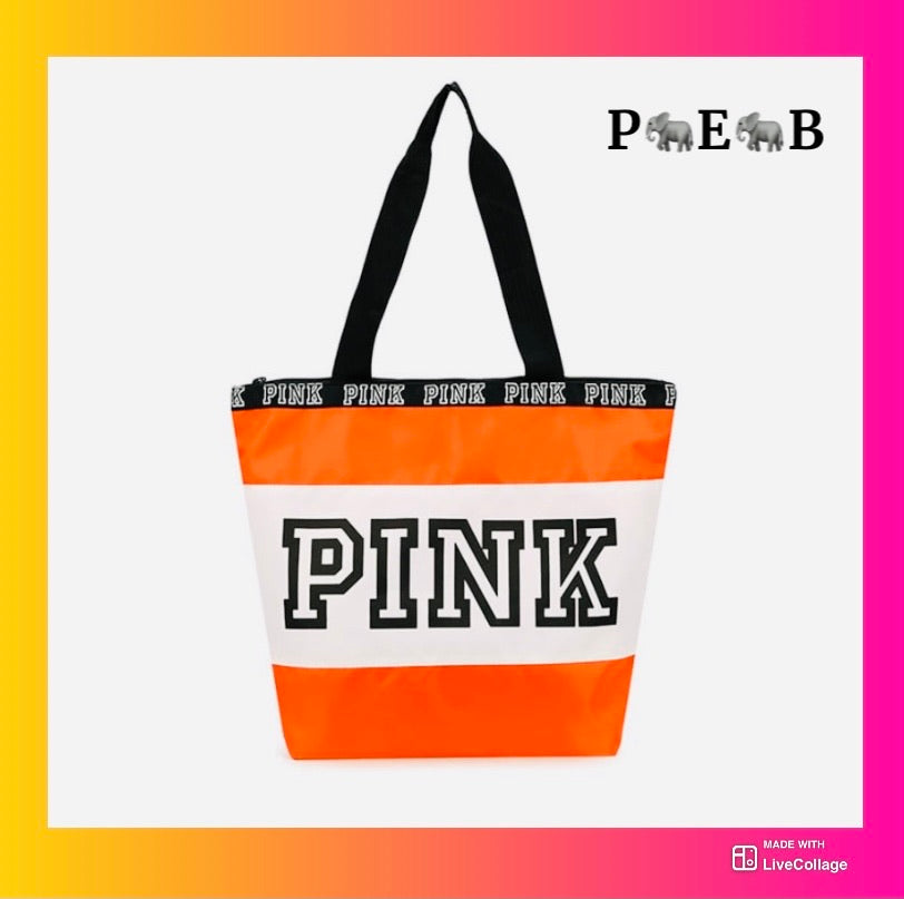 Tangerine Pink Tote