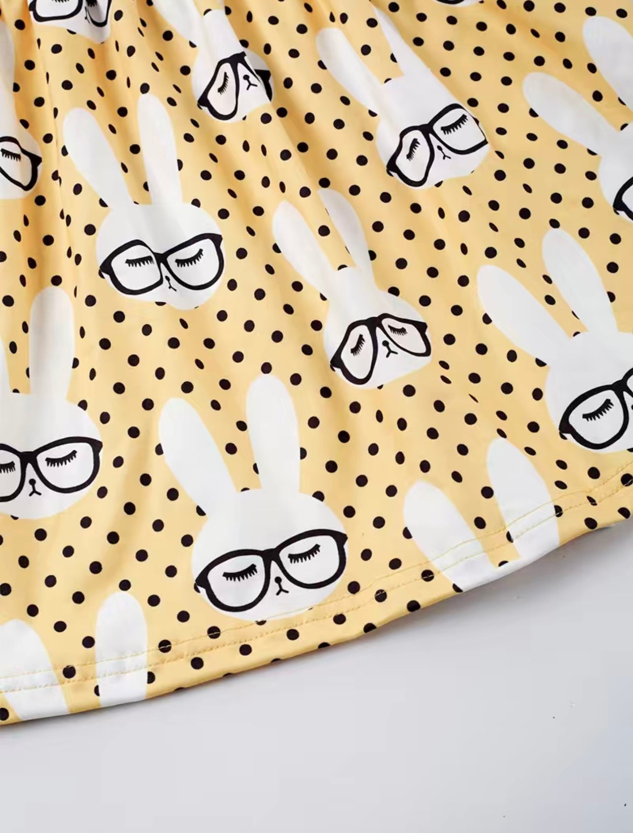 Silly Yellow Rabbit Dress