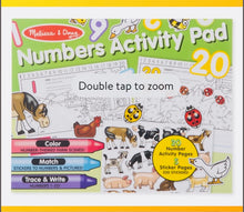 Load image into Gallery viewer, Numbers  &amp; Stickers Activity Pad
