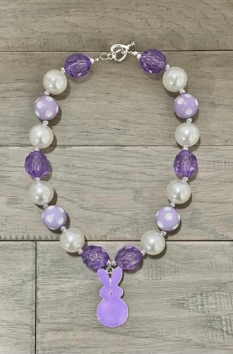 Purple Peep Bubblegum Necklace