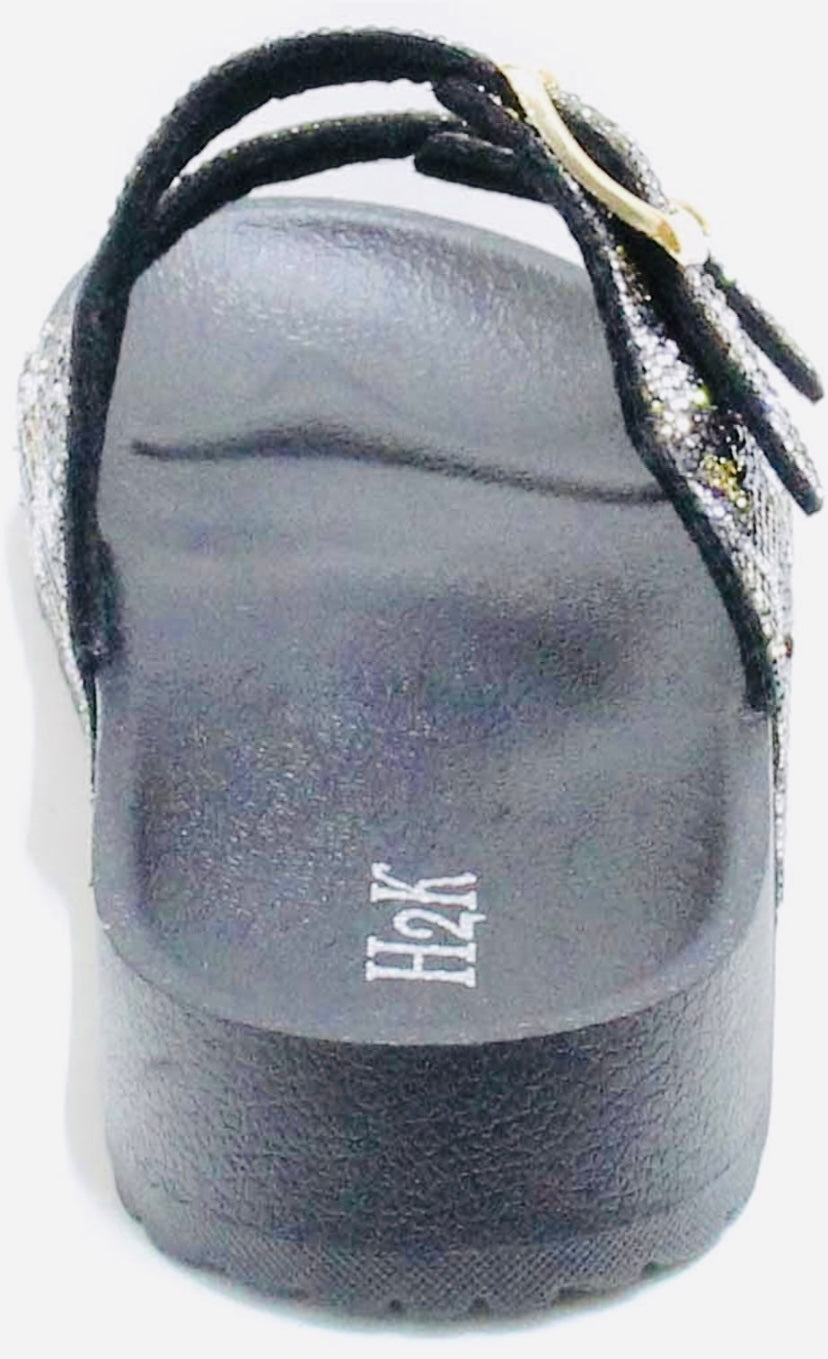 Cheetah Rhinestones Slides