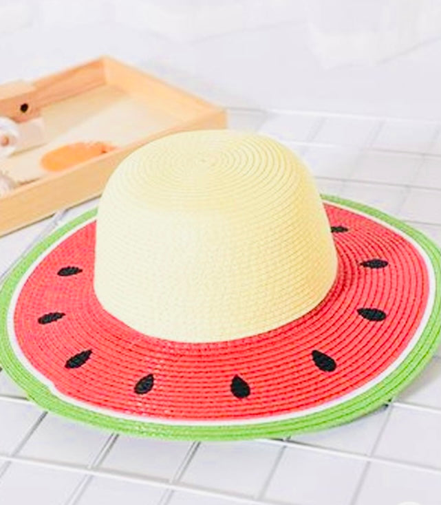 Watermelon Straw Hat