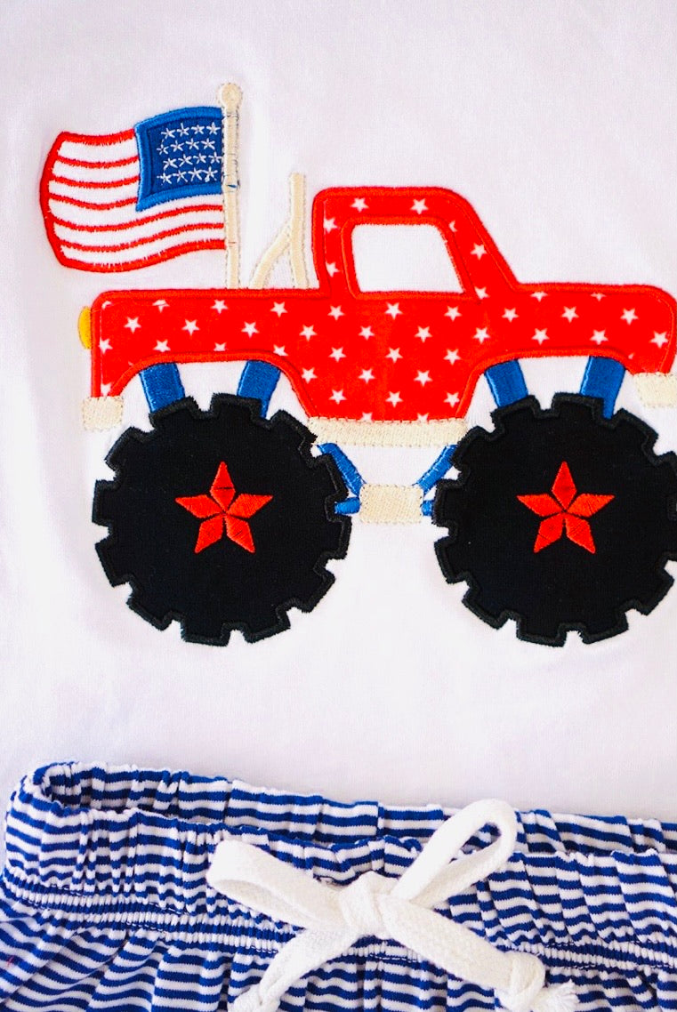 Patriotic Big Wheel Set