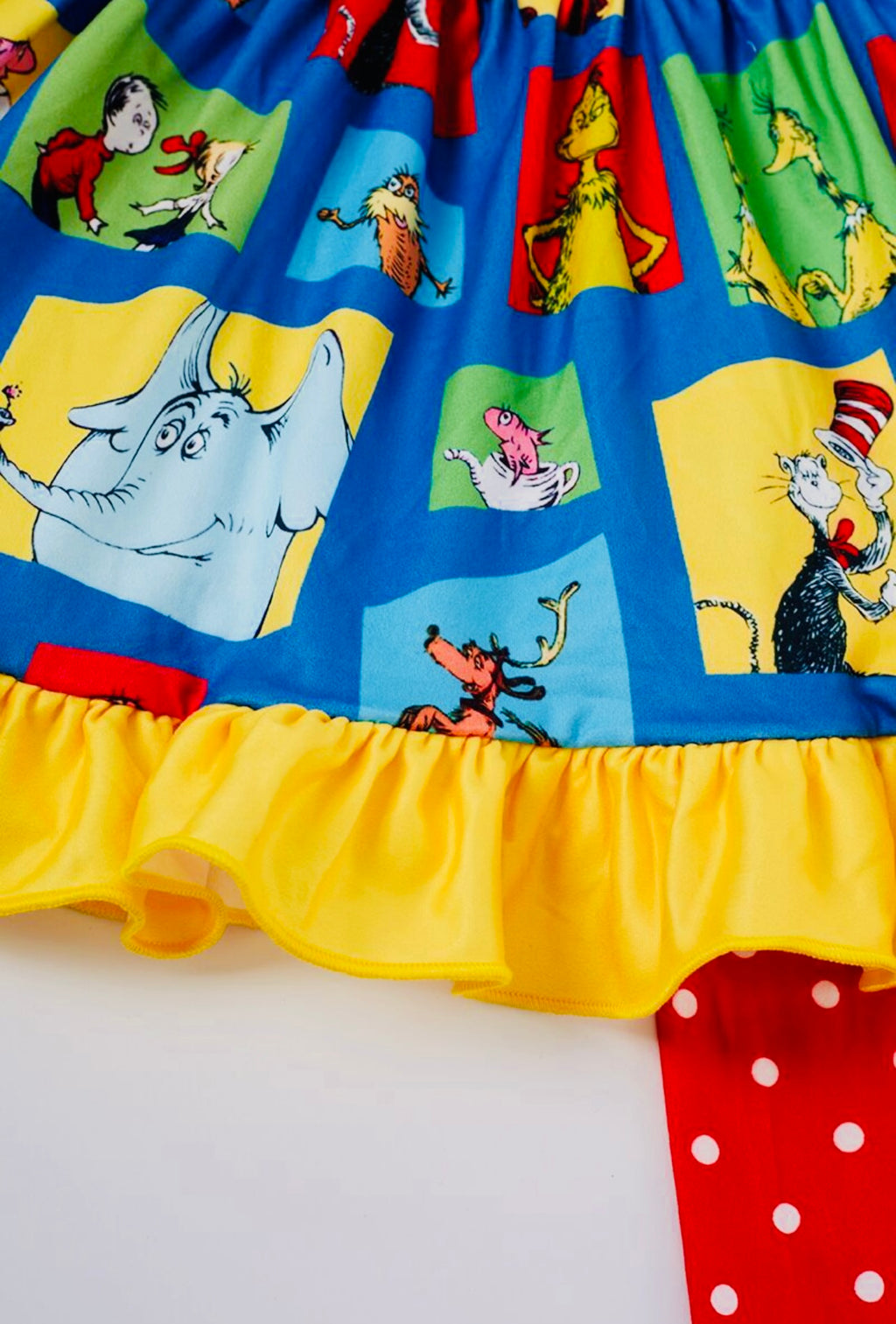 Dr. Seuss Red Character Ruffle Set