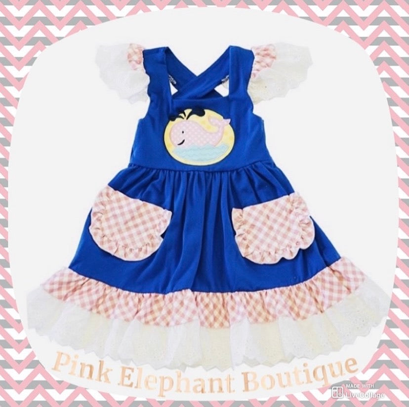 Whale Ruffles Dress