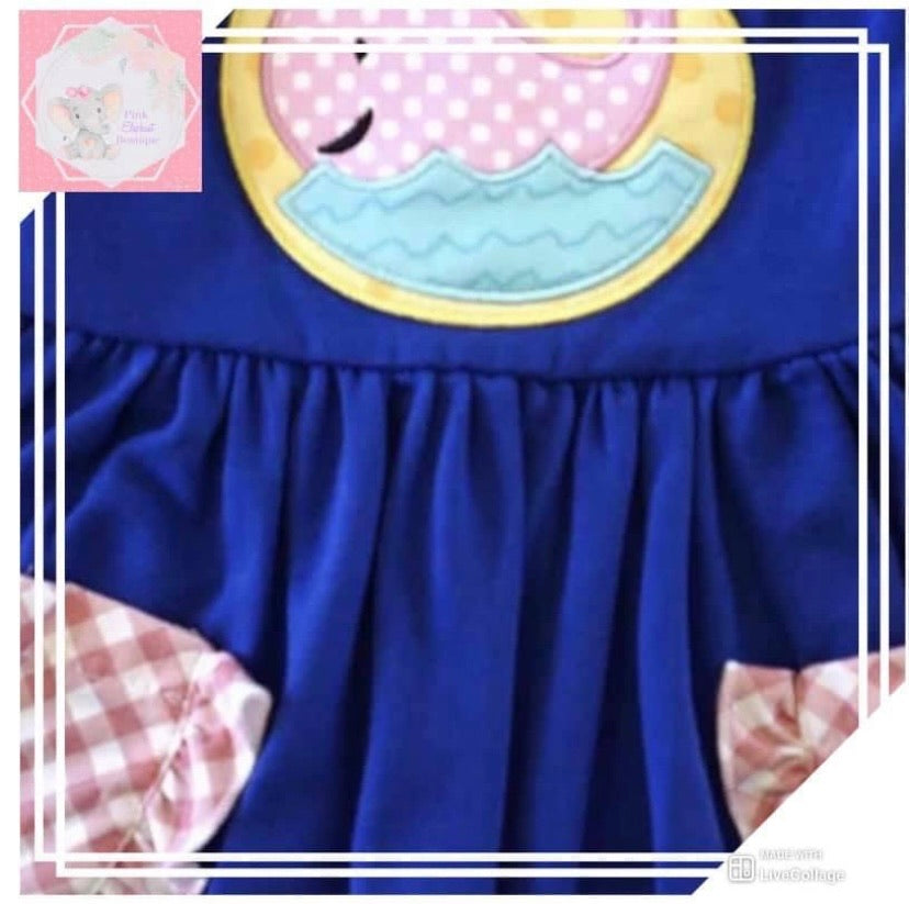 Whale Ruffles Dress