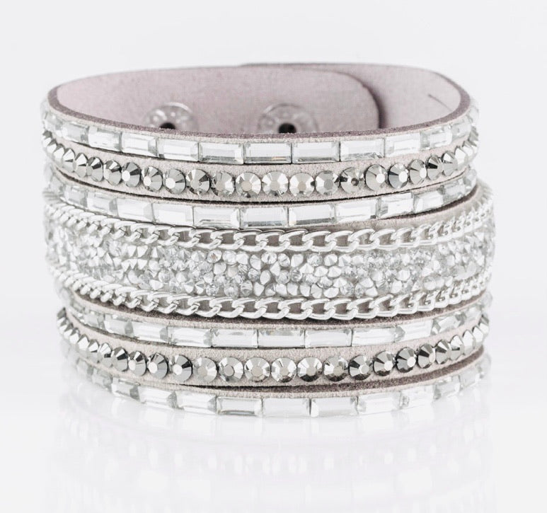 Silver Rhinestones Rumble