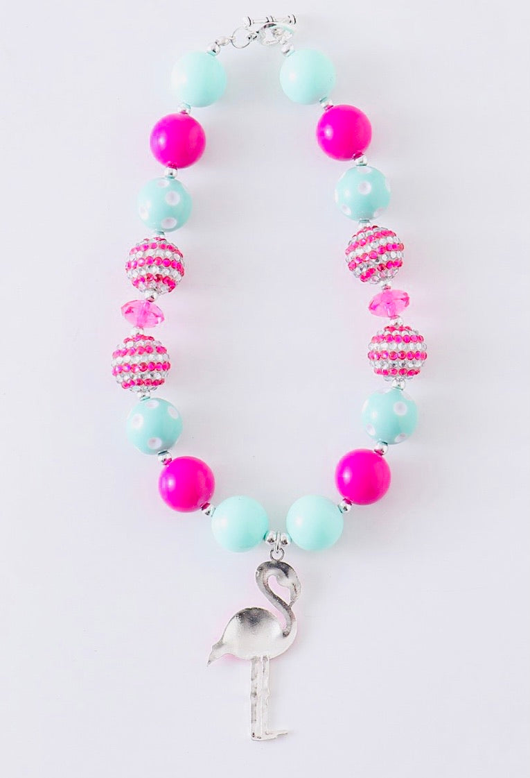 Pink Flamingo Necklace