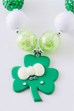 Load image into Gallery viewer, St. Patrick Clover Bubble Necklace
