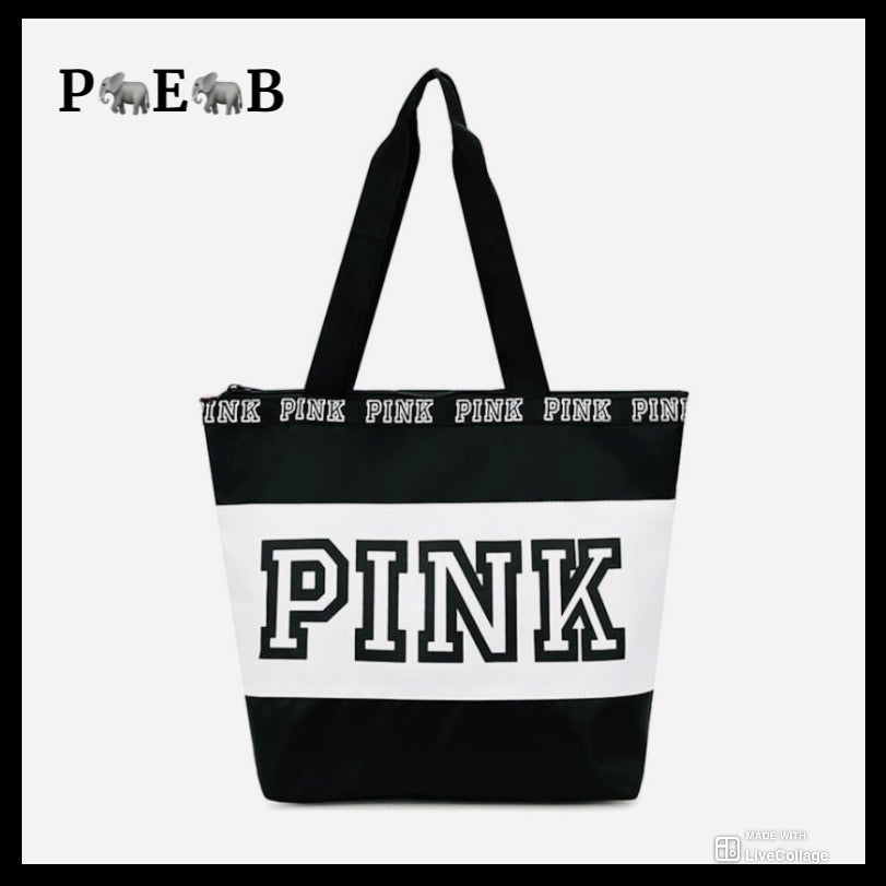 Black Pink Tote