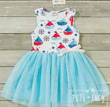 Load image into Gallery viewer, Come Sail With Me Tulle Dress
