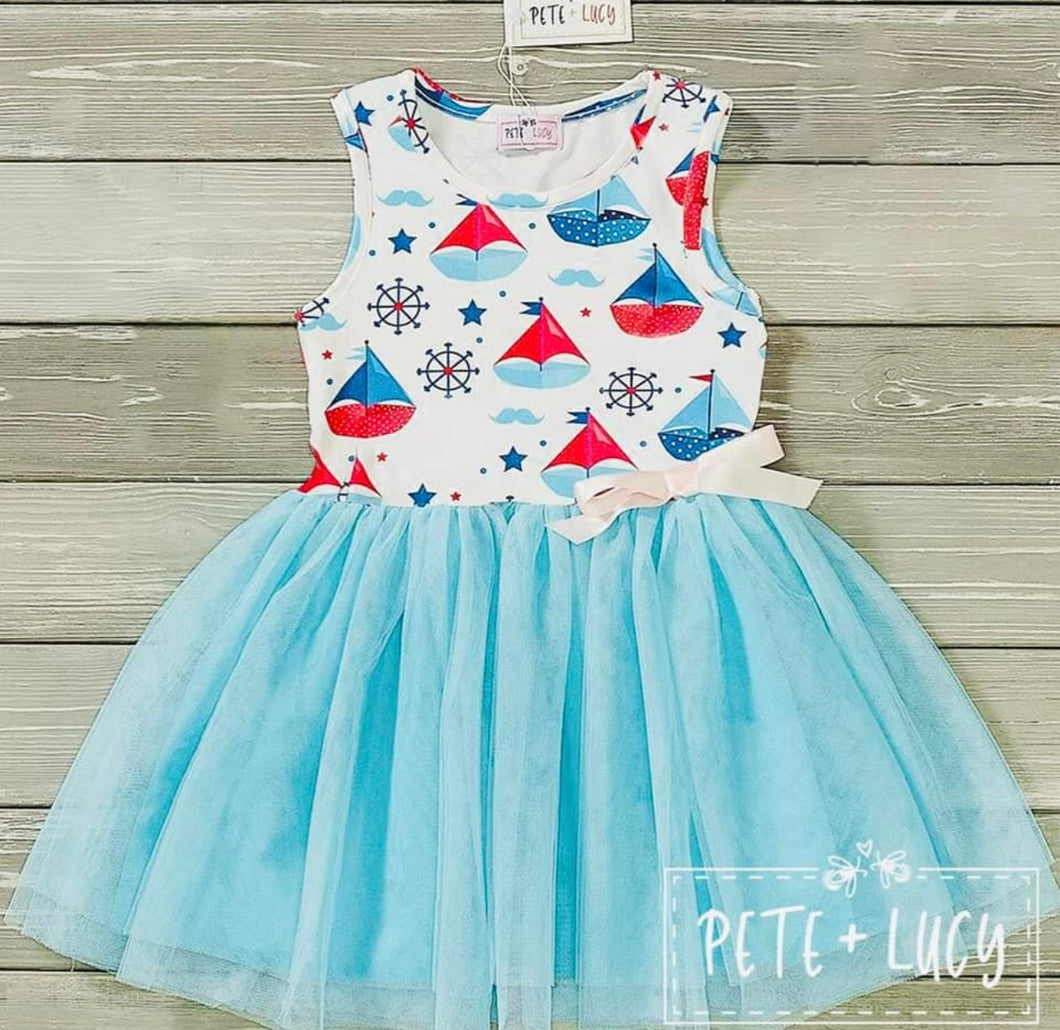 Come Sail With Me Tulle Dress