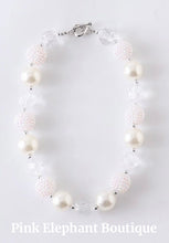 Load image into Gallery viewer, Clear &amp; Pearls Bubble Necklace
