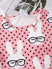 Load image into Gallery viewer, Silly Pink Rabbit Dress
