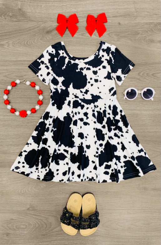 Moo Cow Twirl Dress