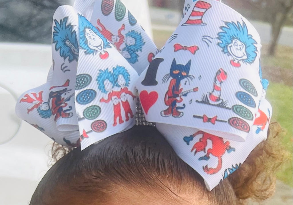 Dr. Seuss Hair Bow
