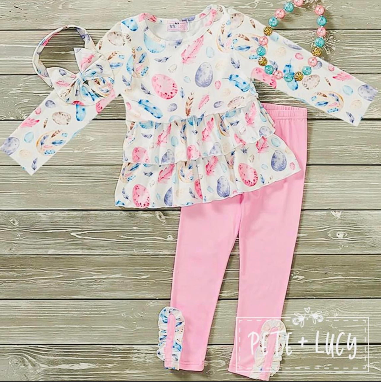 Easter Egg Festival Pants Set