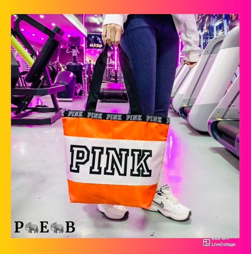 Tangerine Pink Tote