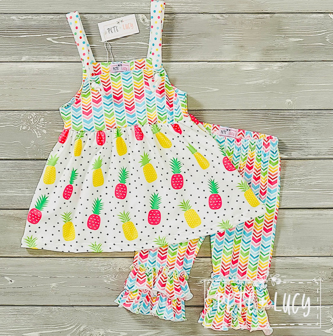 Fruity Fun 2 pc Capri Set