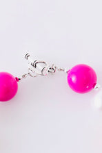 Load image into Gallery viewer, Pink &amp; Gold Bubble Necklace
