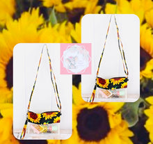 Load image into Gallery viewer, Clear Sunflower Crossbody Bag
