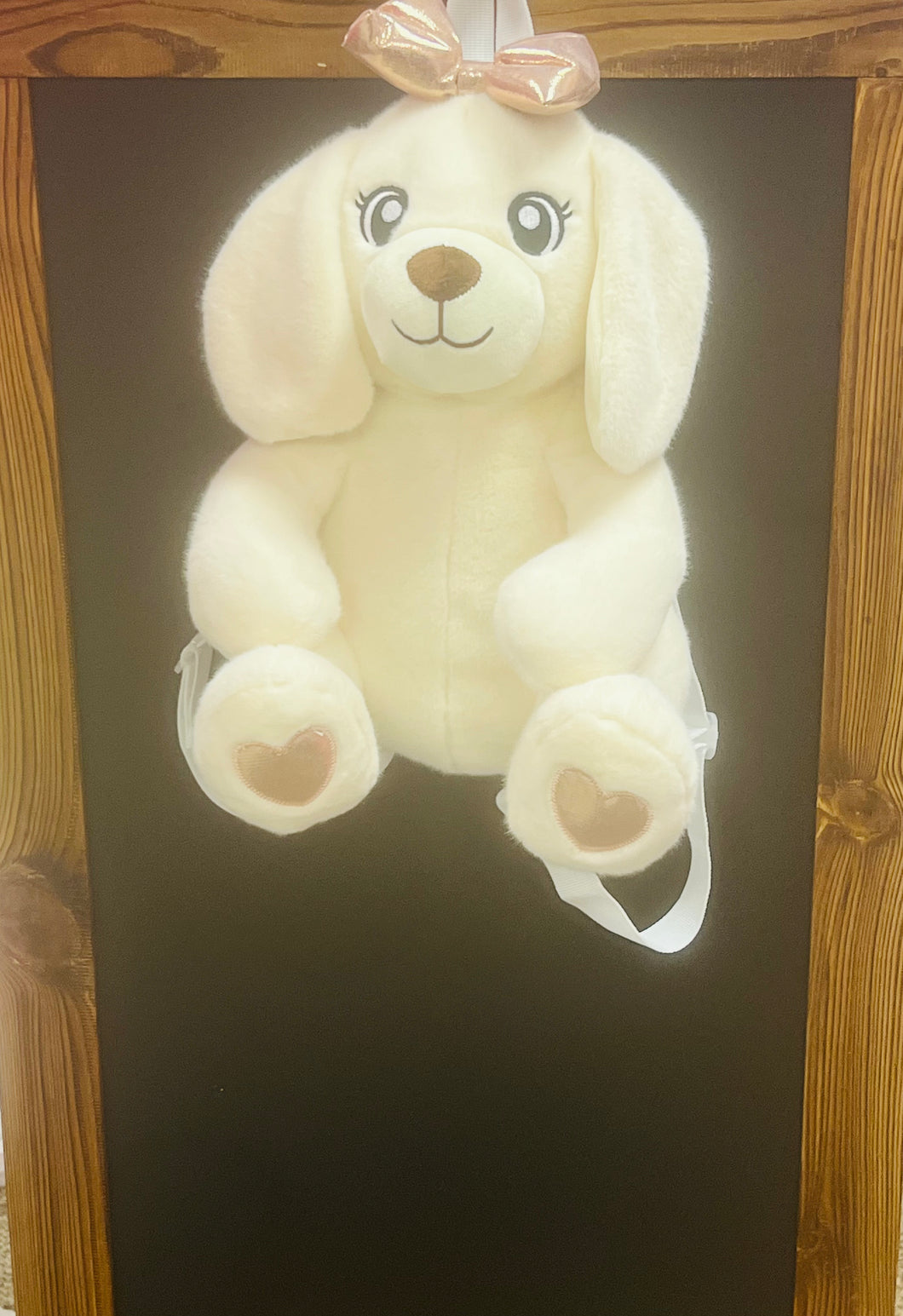 White bear purse