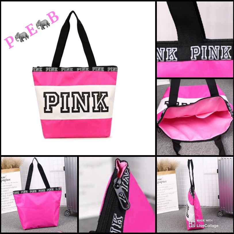 Flamingo Pink Tote