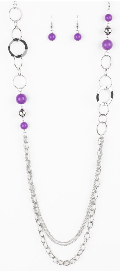 Modern Purple Motley